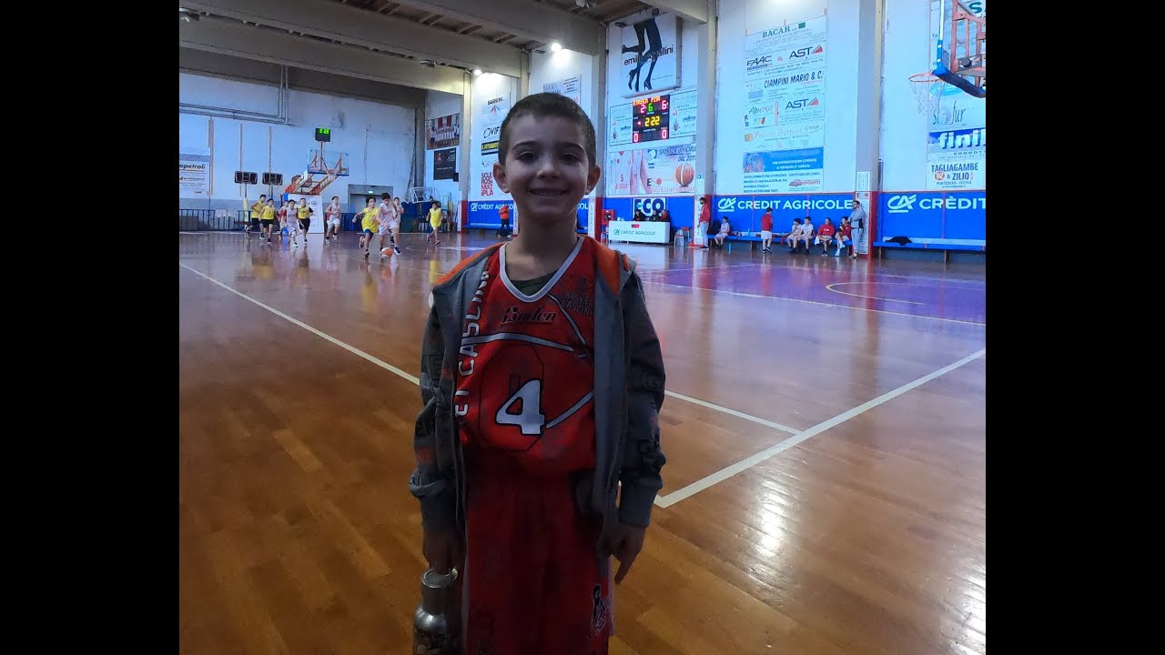 Prima partita di basket a 6 anni
