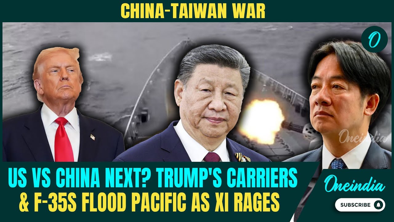 Trump&rsquo;s Forces TO JOIN Big China-Taiwan War? US Carriers, F-35s SPOTTED In the Pacific | Xi FURIOUS