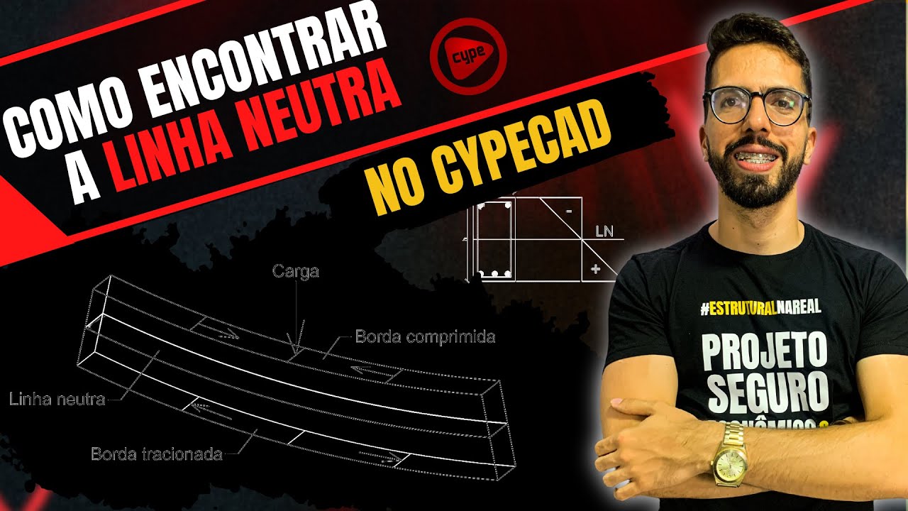LINHA NEUTRA DE VIGAS E PILARES NO CYPECAD