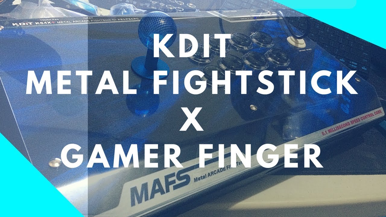 KDiT Metal Arcade Fight Stick (MAFS) KS4X+ and Gamer Finger HBFS G3 Buttons Installation