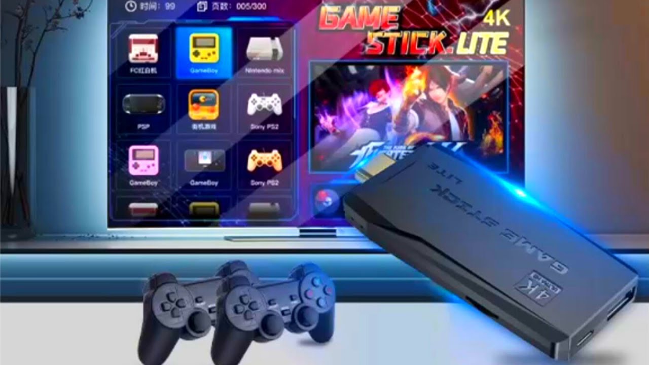 Game stick Dongle 4K Lite for $40 is amazing, 3500 retro games already installed
