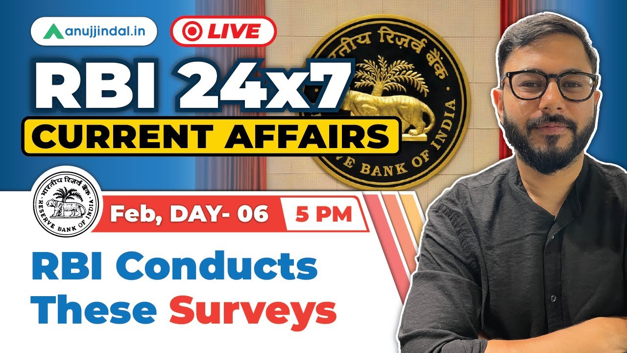 RBI Current Affairs | Finance Current Affairs | RBI 247 Anuj Jindal | RBI Grade B Preparation 2024