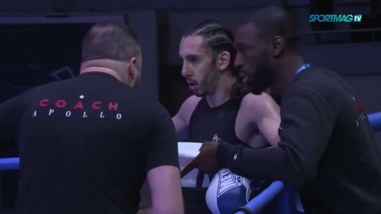 SAVATE boxe française - Finale France Elite A 2023 : Elias KANFOUAH vs Ahmed FERRADJI