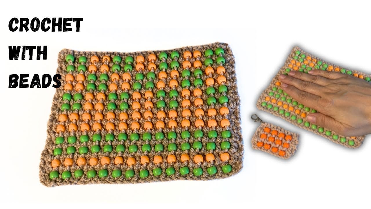 How to crochet fidget square mat and keychain. Make weighted blanket or bag with this technique