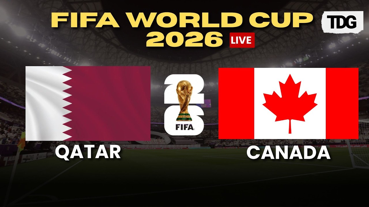 WATCH FIFA World Cup 2026 | Qatar vs Canada | Qatar fans march through Vancouver | LIVE