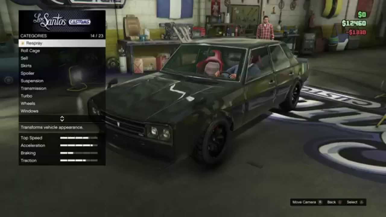 GTA 5 car customization (Vulcar Warrener)
