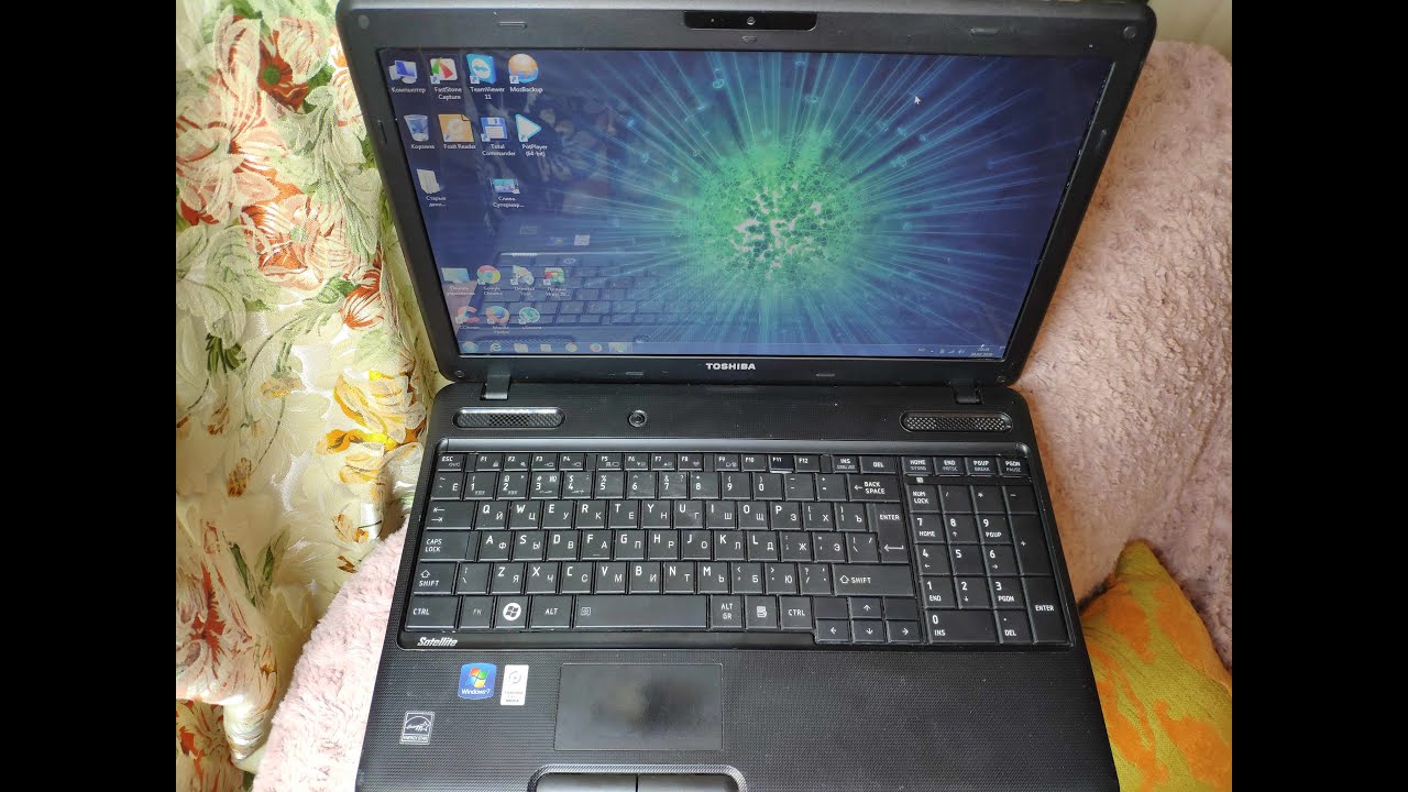 Upgrade Toshiba С 660 Notebook, CPU Replacement, dust cleaning, thermal paste replacement