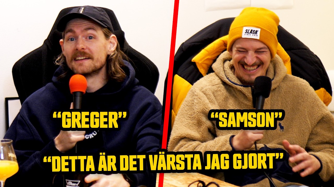 VI LÄSTE IN EROTISK NOVELL 🍆 - Samson & Greger (reaktion på hela) - Män i Grupp podcast avsnitt 317