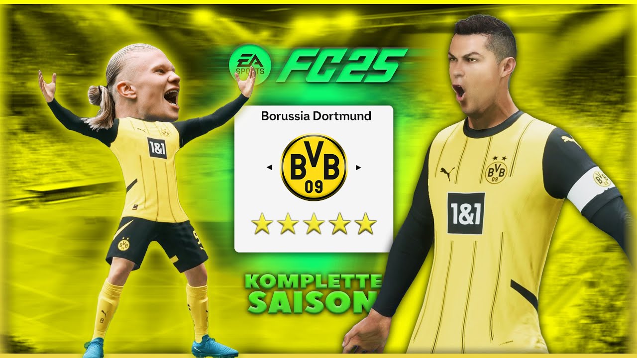 FC 25 Karriere mit Dortmund #1 🚀 HAALAND UND CR7 ALS STURMDUO!! 🤯🏆