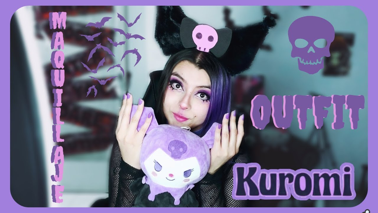 MAQUILLAJE KUROMI + OUTFIT 💜💀JESSY DONATO💀🖤