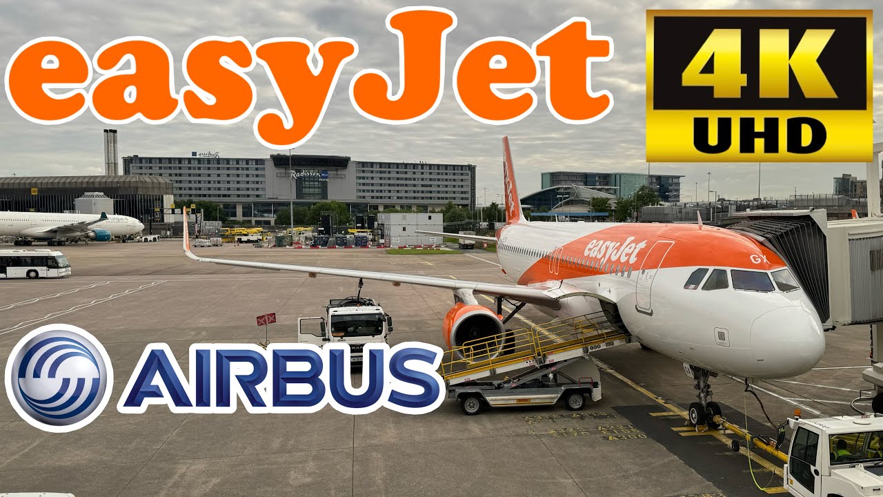 [EasyJet: Manchester UK to Amsterdam Schiphol Airport] Airbus A320-200 Budget Airlines Flight Review