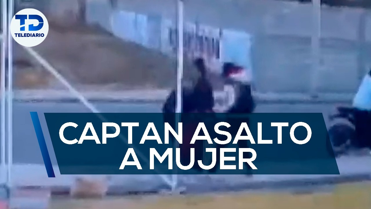 Asaltan a madre que llevaba a menor en brazos; fue captado