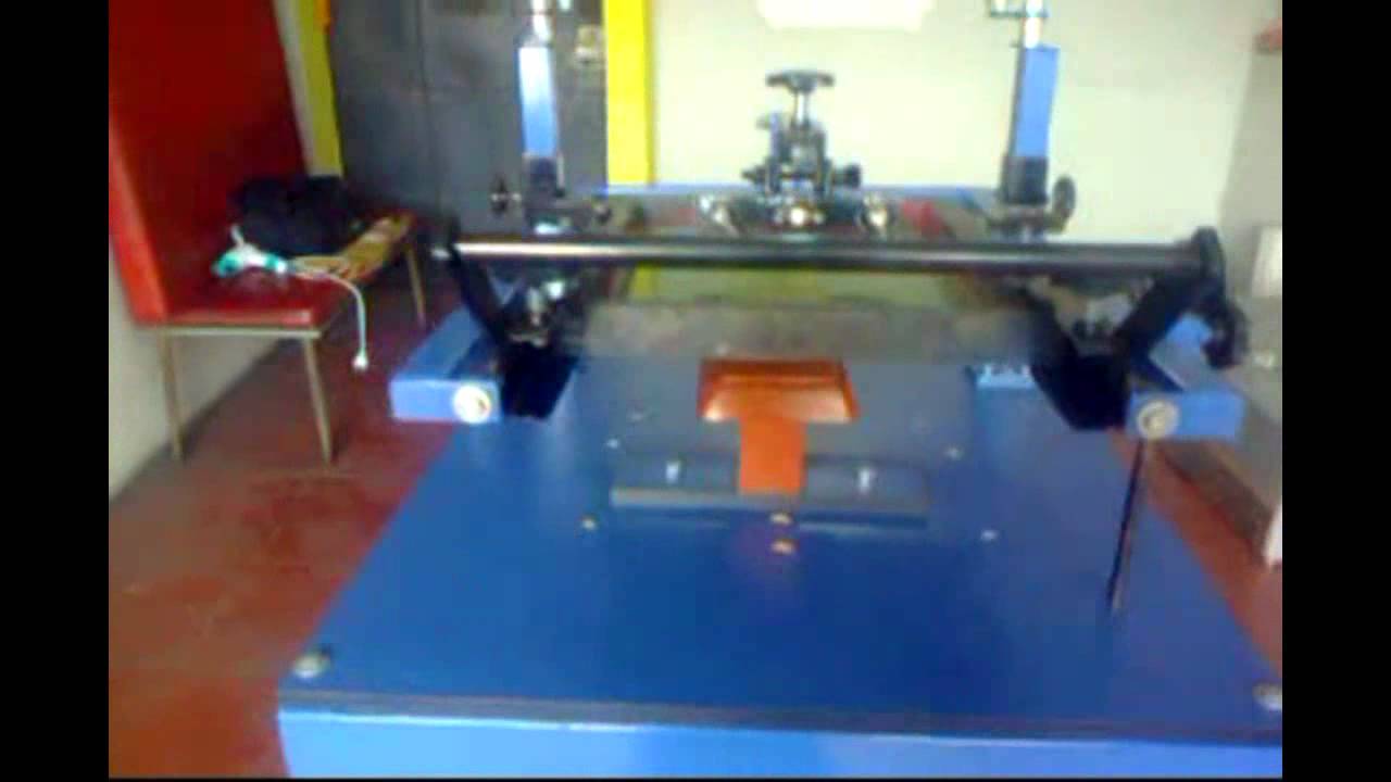 MAQUINA SERIGRAFICA CILINDRICA MANUAL