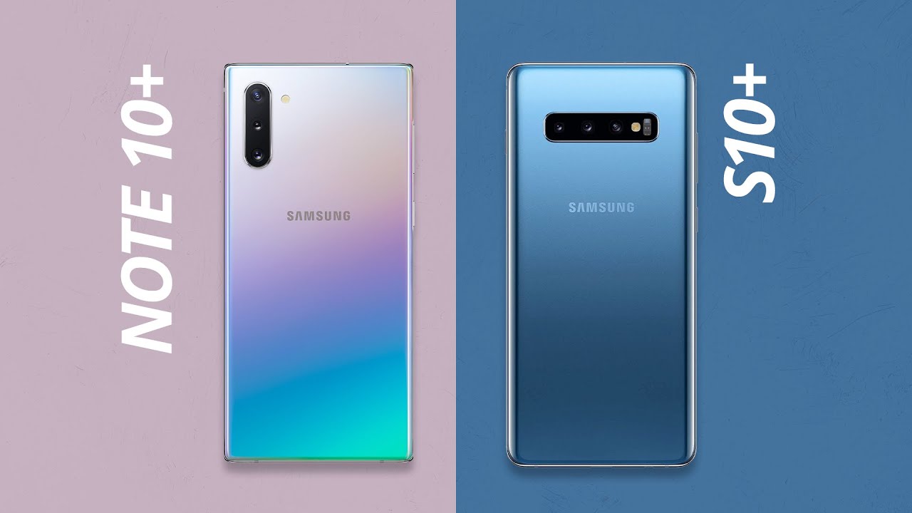 Galaxy Note 10+ vs Galaxy S10+ [Comparativo]