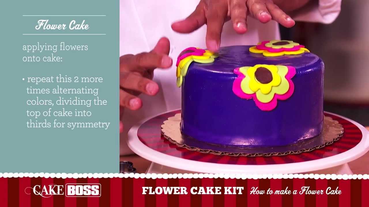 How to Make a Flower Cake - Dessert Decorating Tips & Tecnhiques - Cake Boss Baking