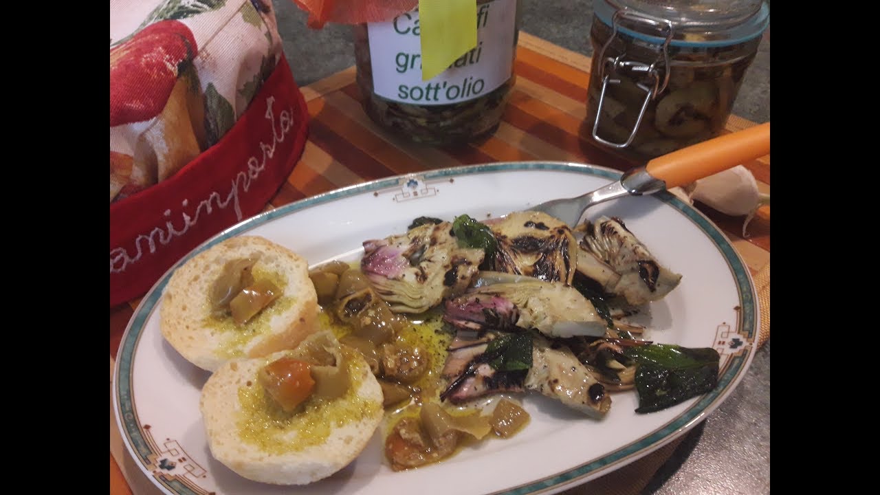 CARCIOFI GRIGLIATI SOTT'OLIO