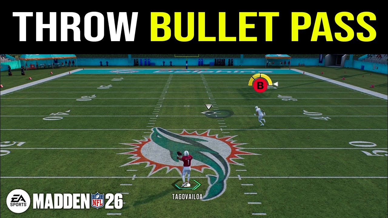 Madden 26: How to Throw a Bullet Pass (Best Method)