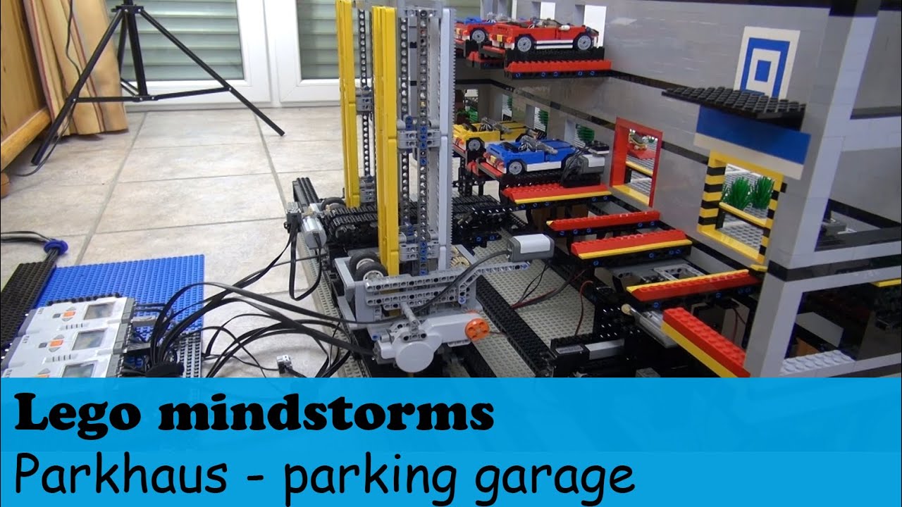 Automatisches LEGO ® mindstorms Parkhaus - automated LEGO® technic LEGO® mindstorms parking garage