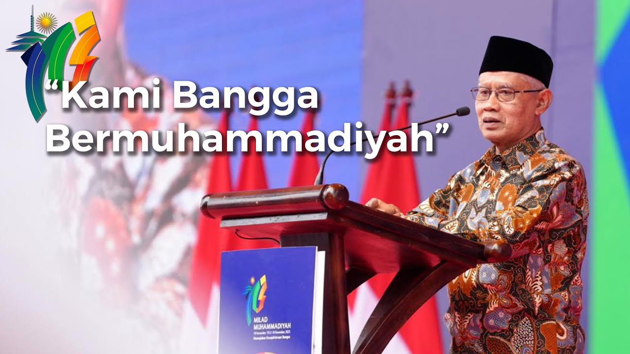 MILAD MUHAMMADIYAH Ke-113 | PETUAH PROF HAEDAR! mengapresiasi kepada anak muda yang bekerja keras !
