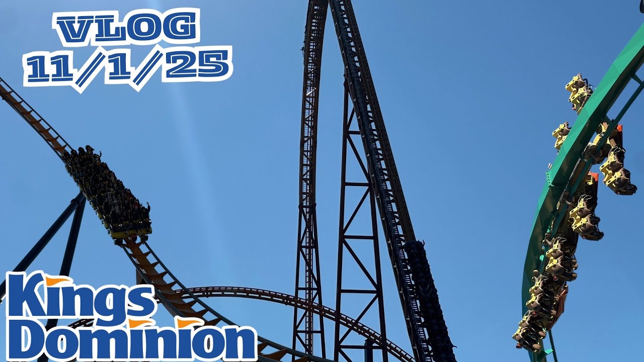 I finally rode Pantherian || Kings Dominion VLOG 11/1/25 || The Last Temple