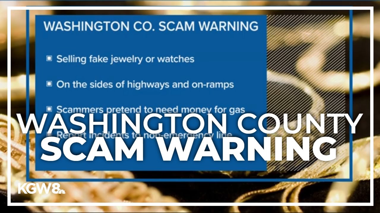 Washington County Sheriff's Office warns of fake jewelry scam
