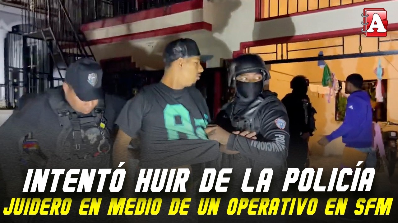 QUE JUIDERO EN EL RECORRIDO DE AYER: JOVEN INTENTÓ HUIR DE PATRULLA