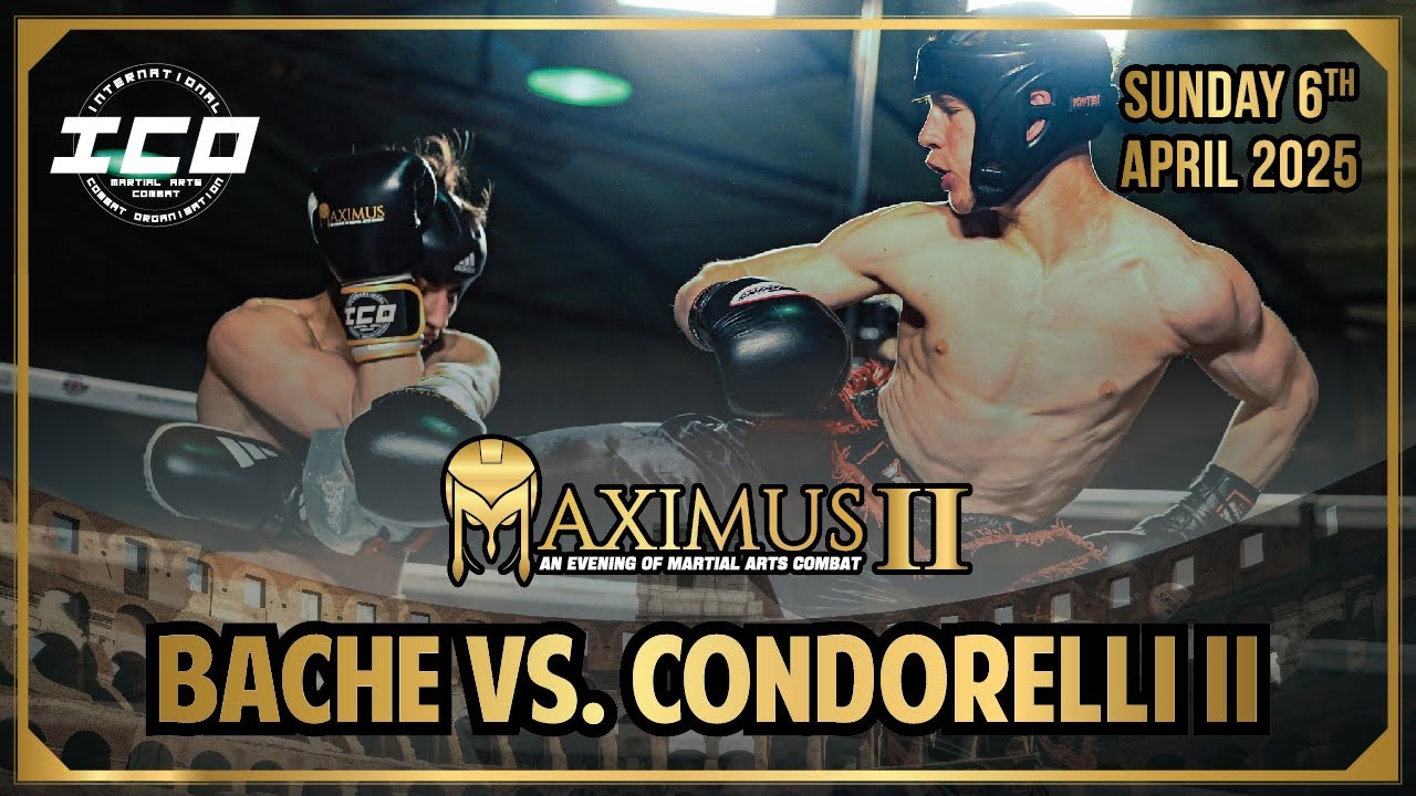 🏆 Maximus II | Charlie Bache vs Gioele Condorelli II | ICO Cadet Kickboxing World Title (60kg)