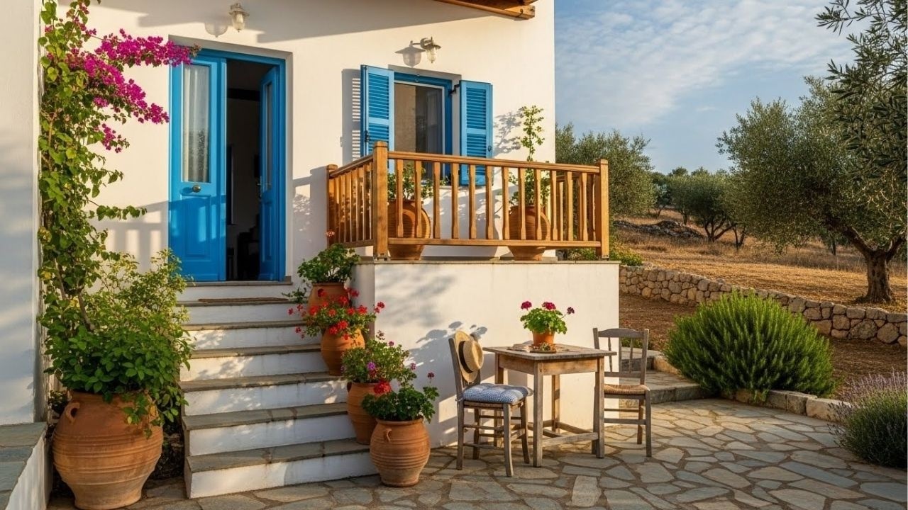 Mediterranean-Inspired Tiny Home | A Light-Filled Space Designed for Slow Living