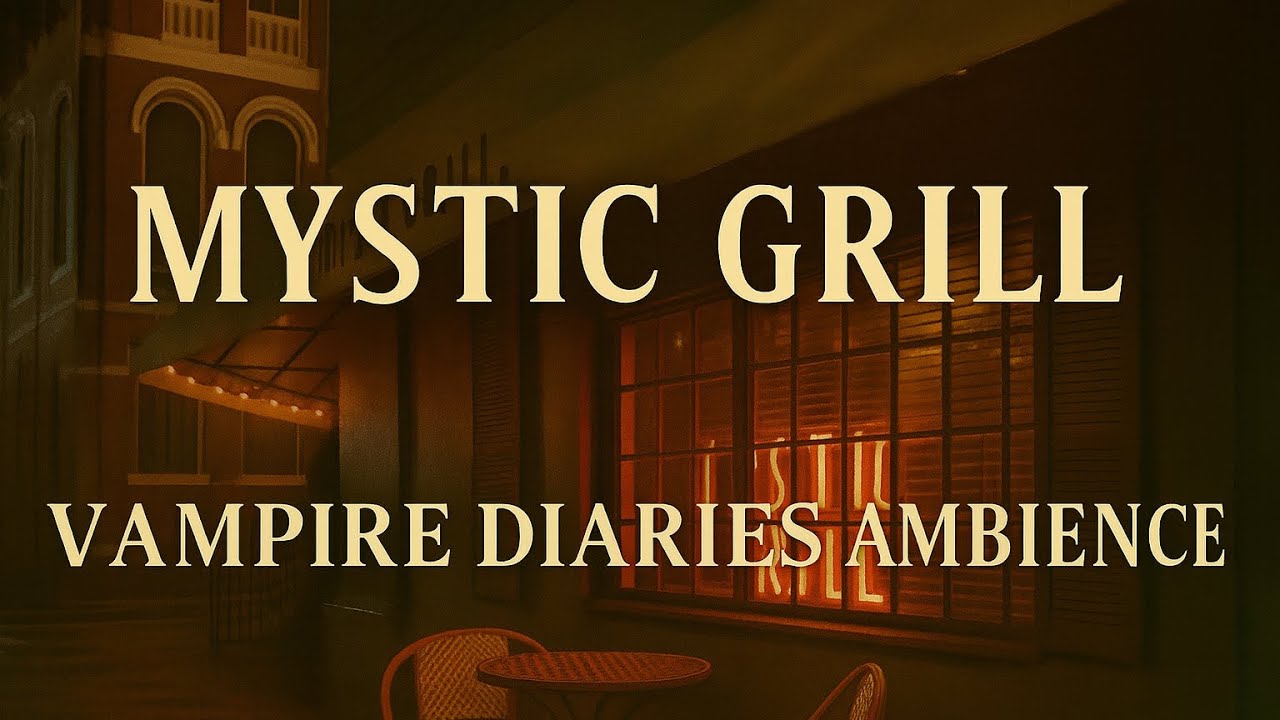  A Night at Mystic Grill | Vampire Diaries Ambience with Lofi Jazz 
