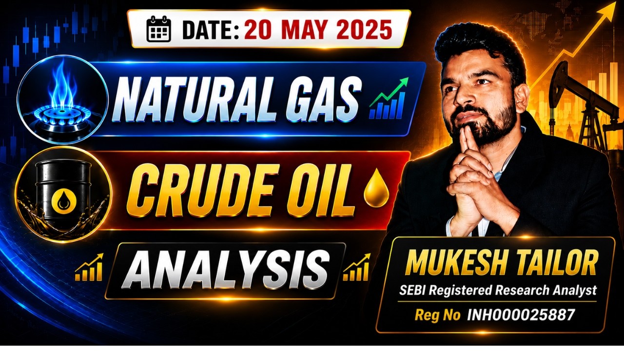 MCX CRUDE OIL & NATURAL GAS TODAY | BUY OR SELL? | IMPORTANT LEVELS | 20 MAY 2026