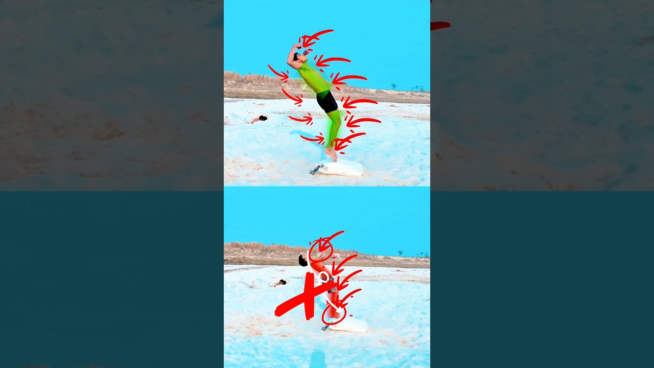 Back flip ❌❤️✅🥰✅🥰❌❤️✅🥰
