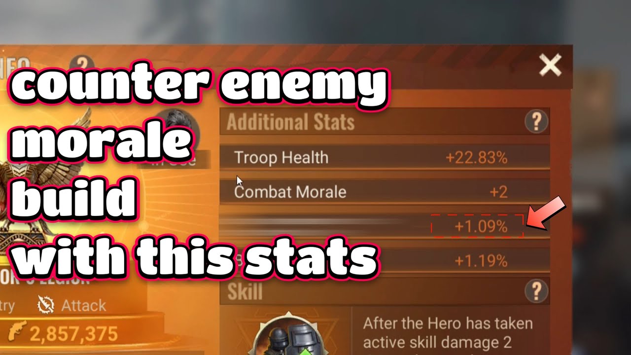 State of Survival: This Stats will counter enemy morale !