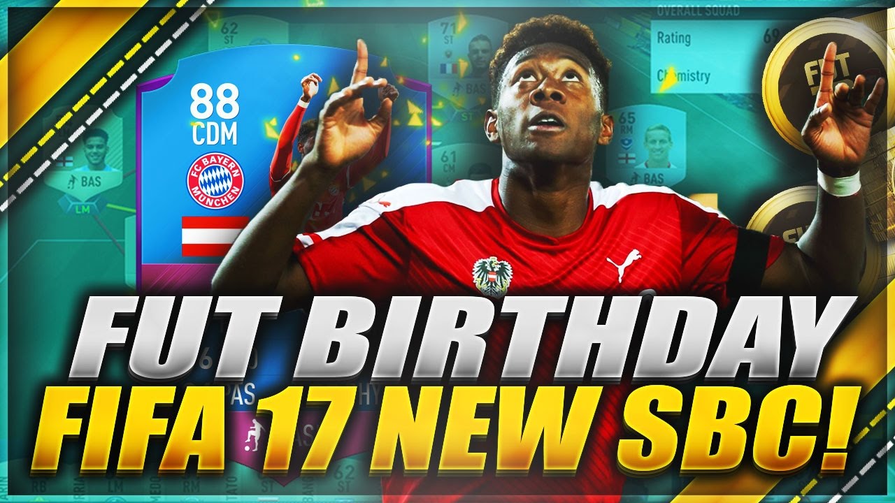 FIFA 17 - FUT BIRTHDAY PACK OPENING, SBC'S AND MORE (FUT BIRTHDAY)