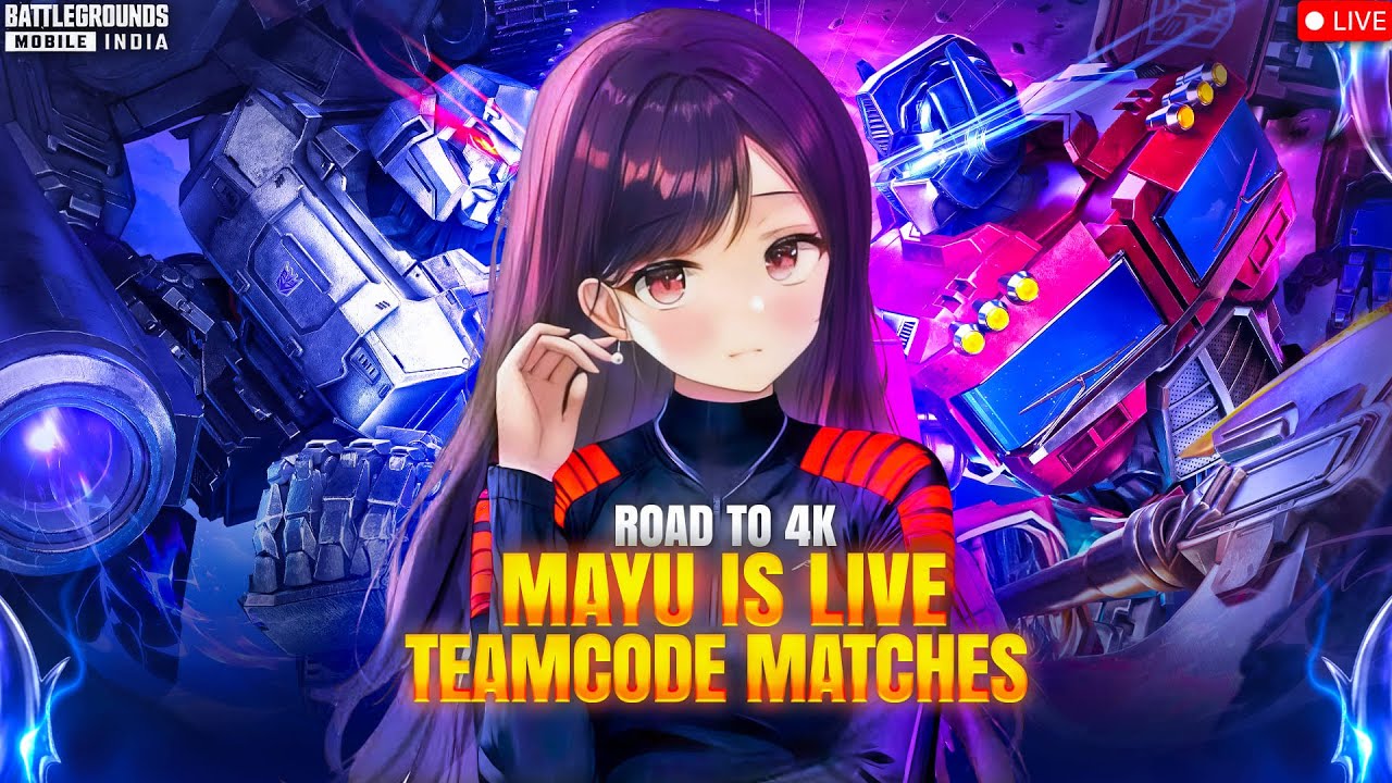 ||BGMI LIVE- TEAMCODE JOIN FAST 🌟✨💥🎇 || GIRL GAMER 💖🌸 || ROAD TO 4K SUBS|| @BattlegroundsMobile_IN
