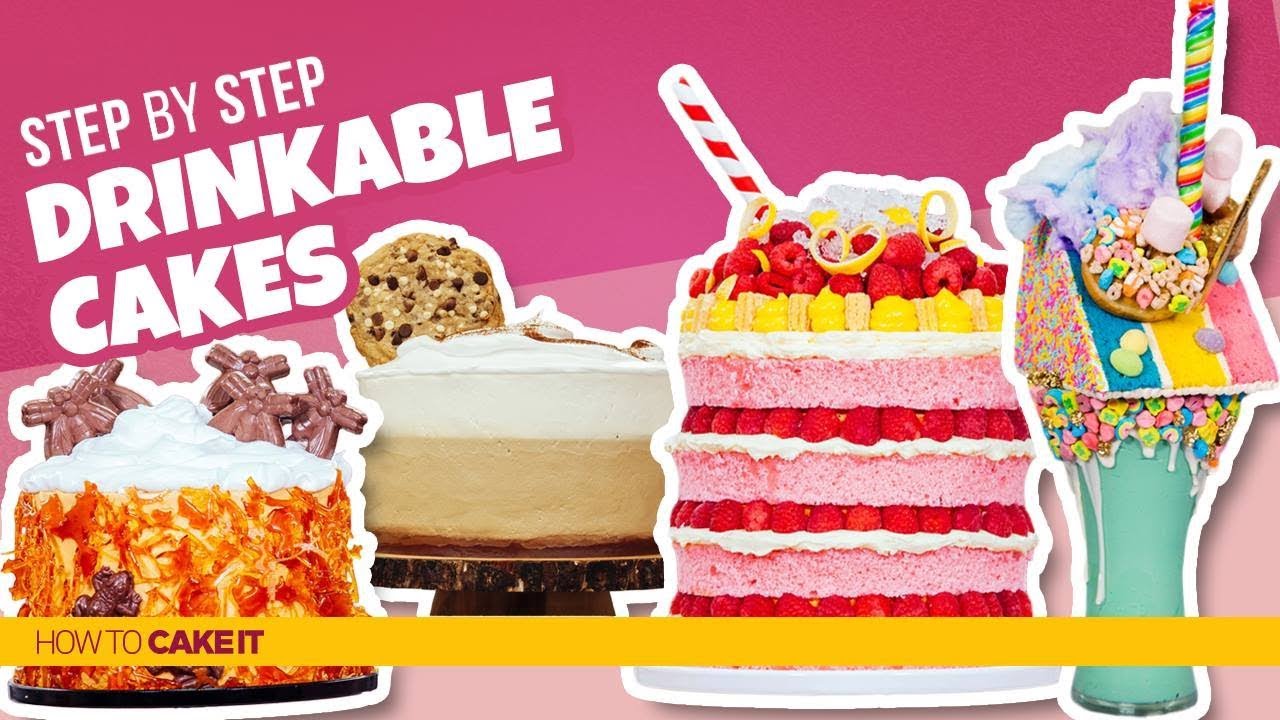 4 Drink Inspired CAKES! | Compilation | How To Cake It