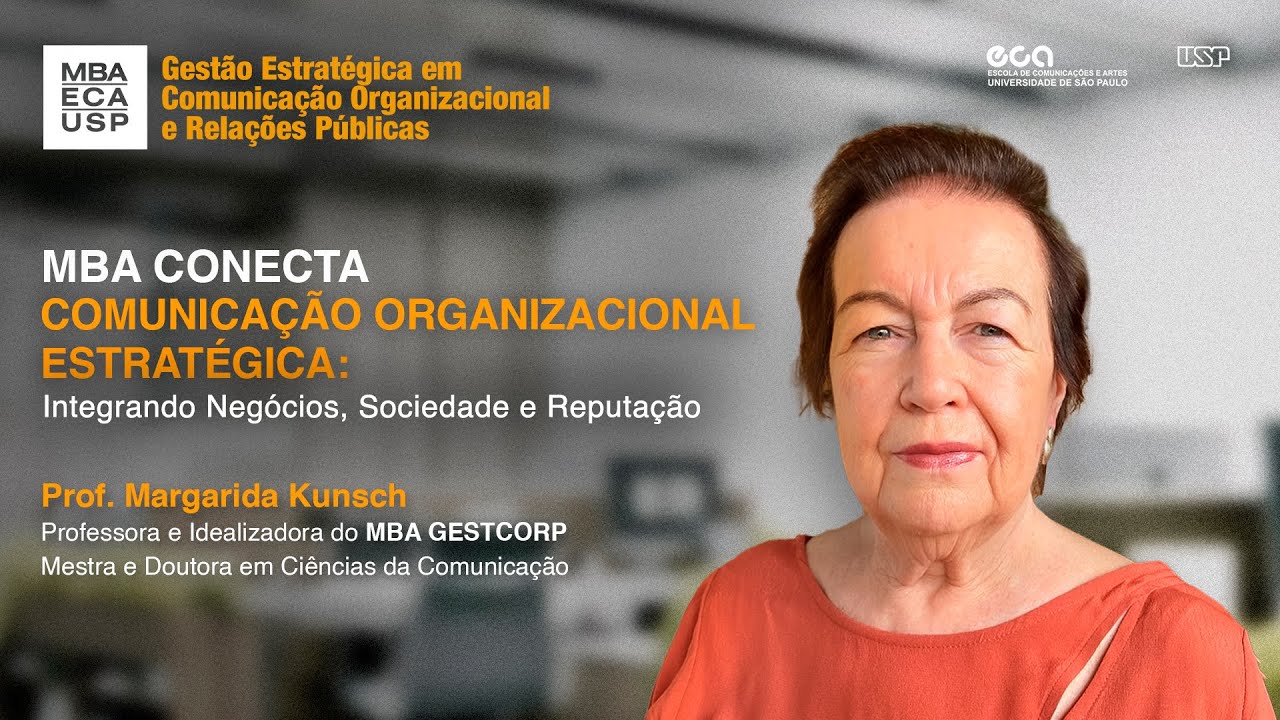 MBA GESTCORP | MBA CONECTA | COMUNICAÇÃO ORGANIZACIONAL ESTRATÉGICA | PROF.ª MARGARIDA KUNSCH