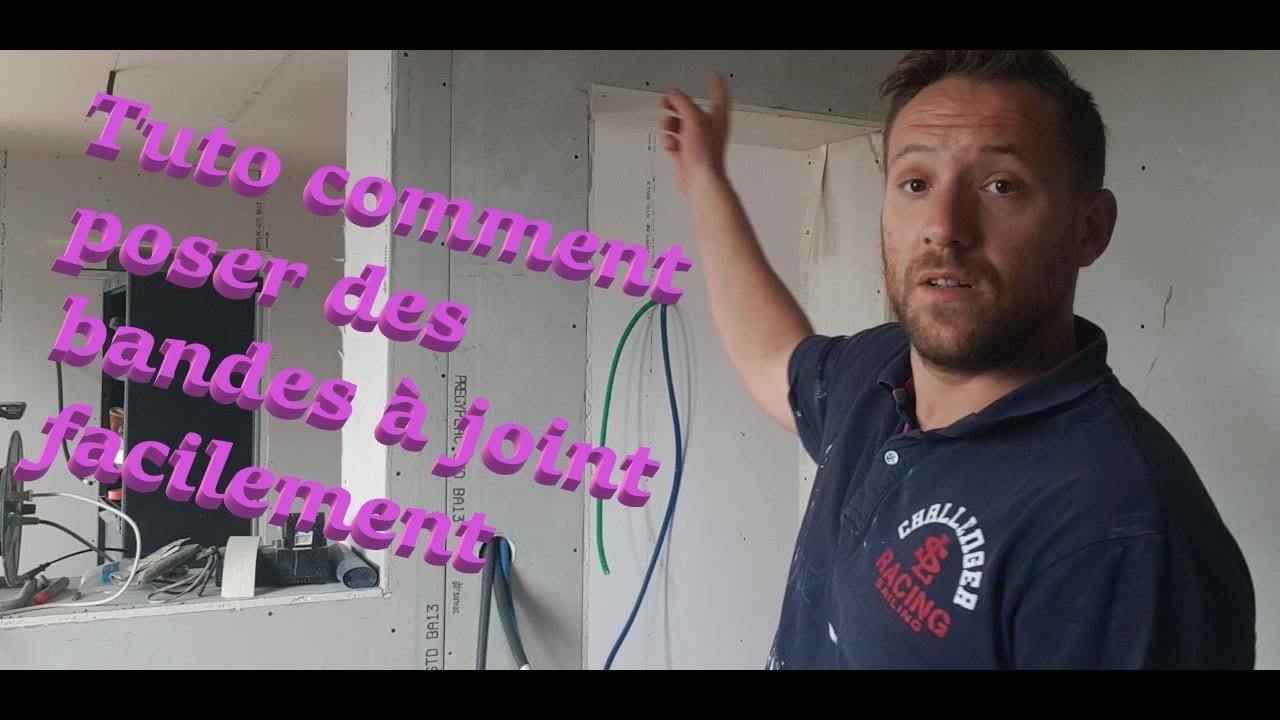TUTO bande à joint   -   Comment réalise des joints de placo sans difficulté    -   inratable