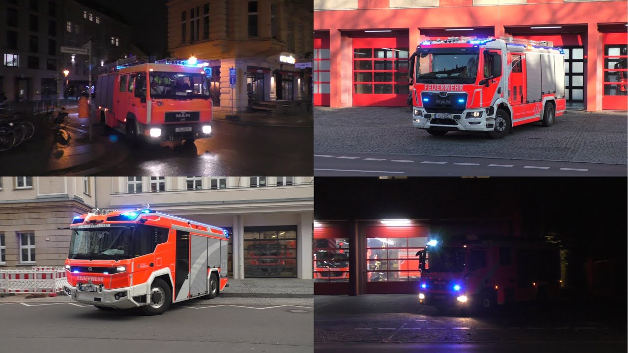 [🚒LHF-Generationen🚒] | 1998-2024 Viele LHF´s Generationen der Berliner Feuerwehr auf Einsatzfahrt!