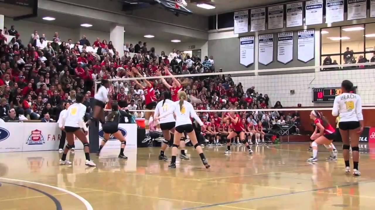 Poly vs. Redondo Union: CIF Girls' Volleyball Championship 2010