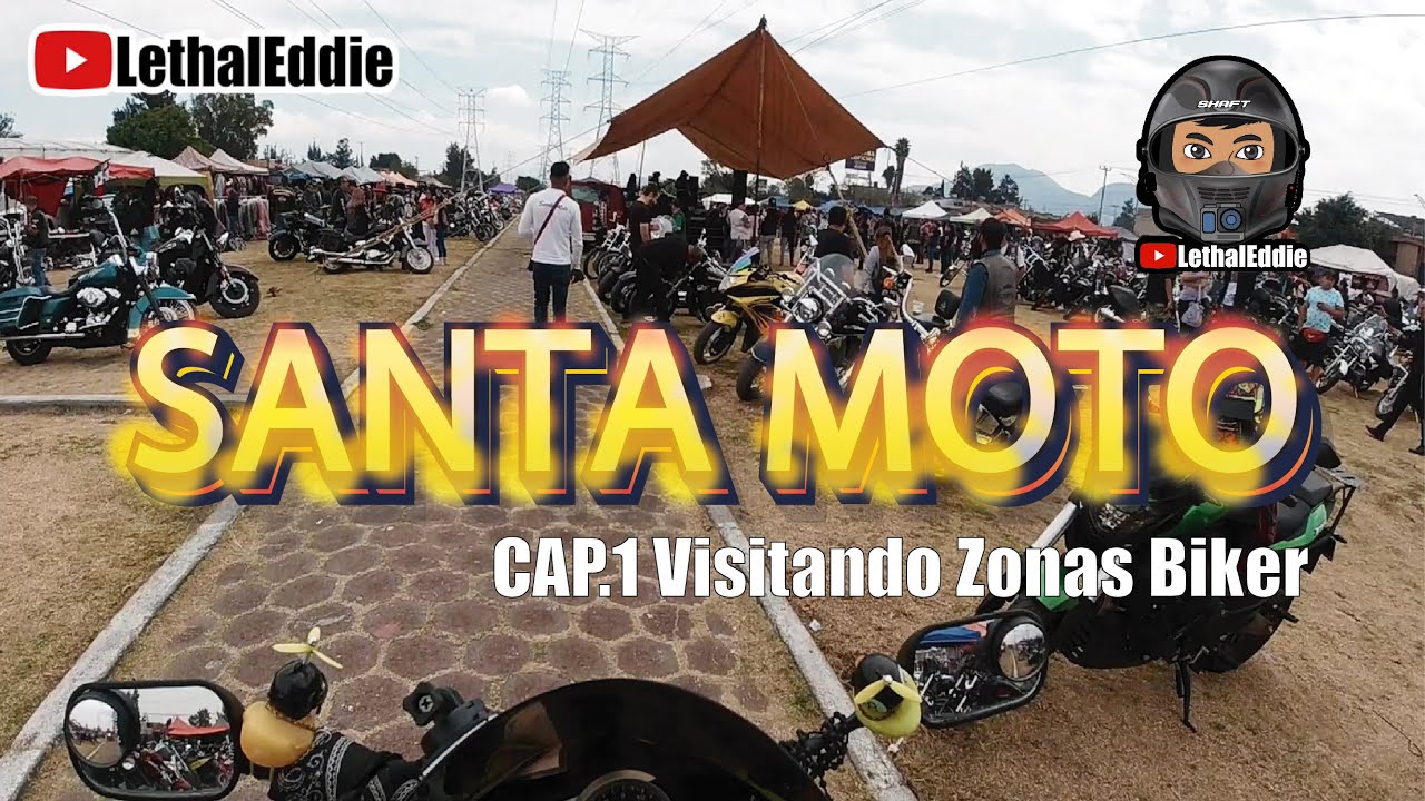Lethal Eddie en SANTA MOTO Mercado Biker para Accesorios y Desayunar al ritmo de buena música.#biker