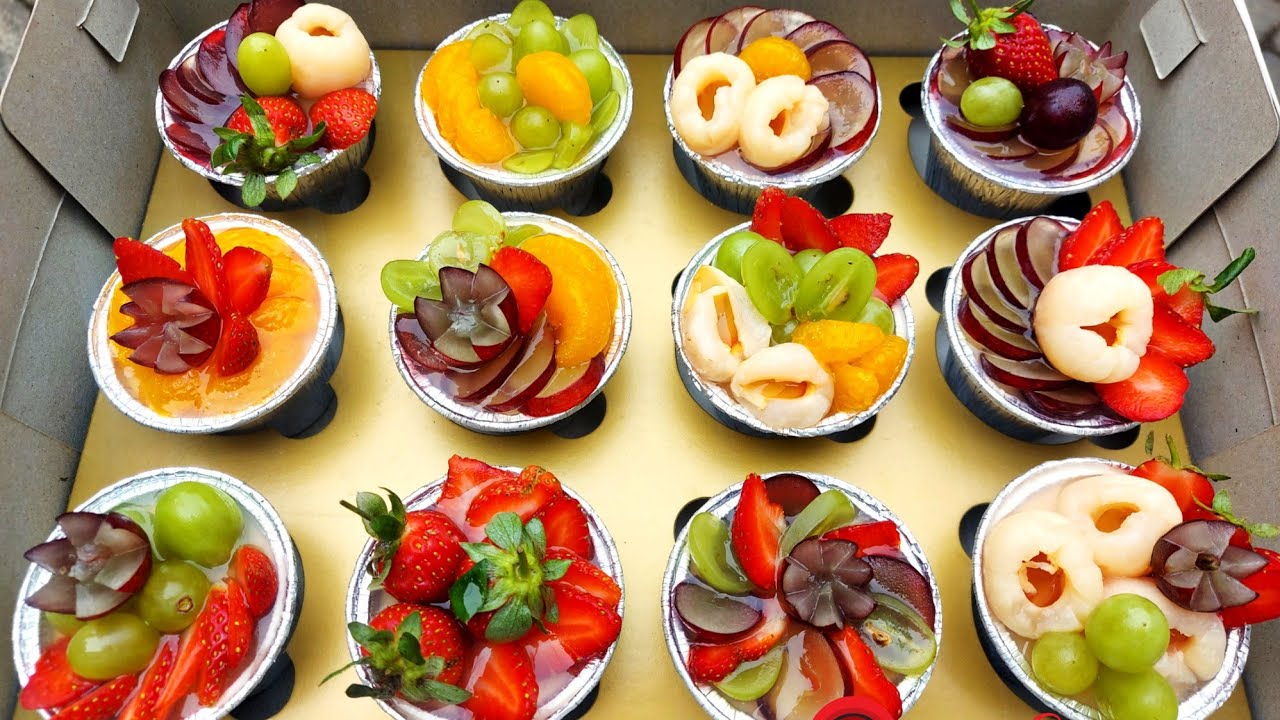 MEMBUAT PUDING BUAH UNTUK HANTARAN | MENGEMAS DENGAN CANTIK