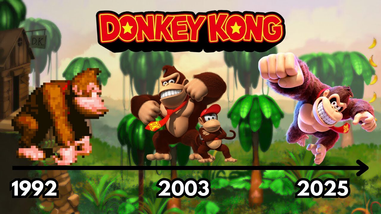 TUTTA la STORIA di DONKEY KONG | Pinoandre02