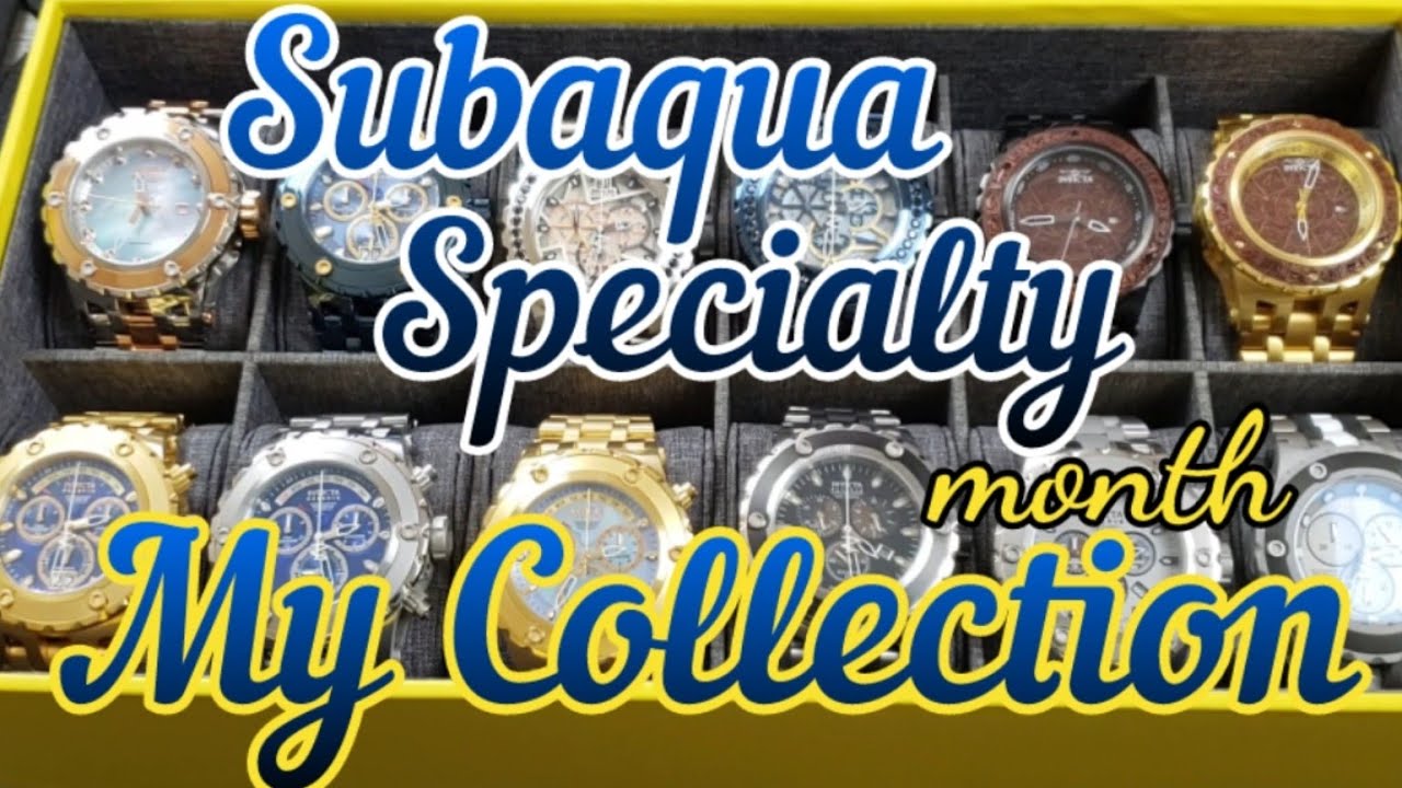 INVICTA WATCH SUBAQUA SPECIALTY ТЕКУЩЕЕ СОСТОЯНИЕ КОЛЛЕКЦИИ SAS/HYBRID/FUSION