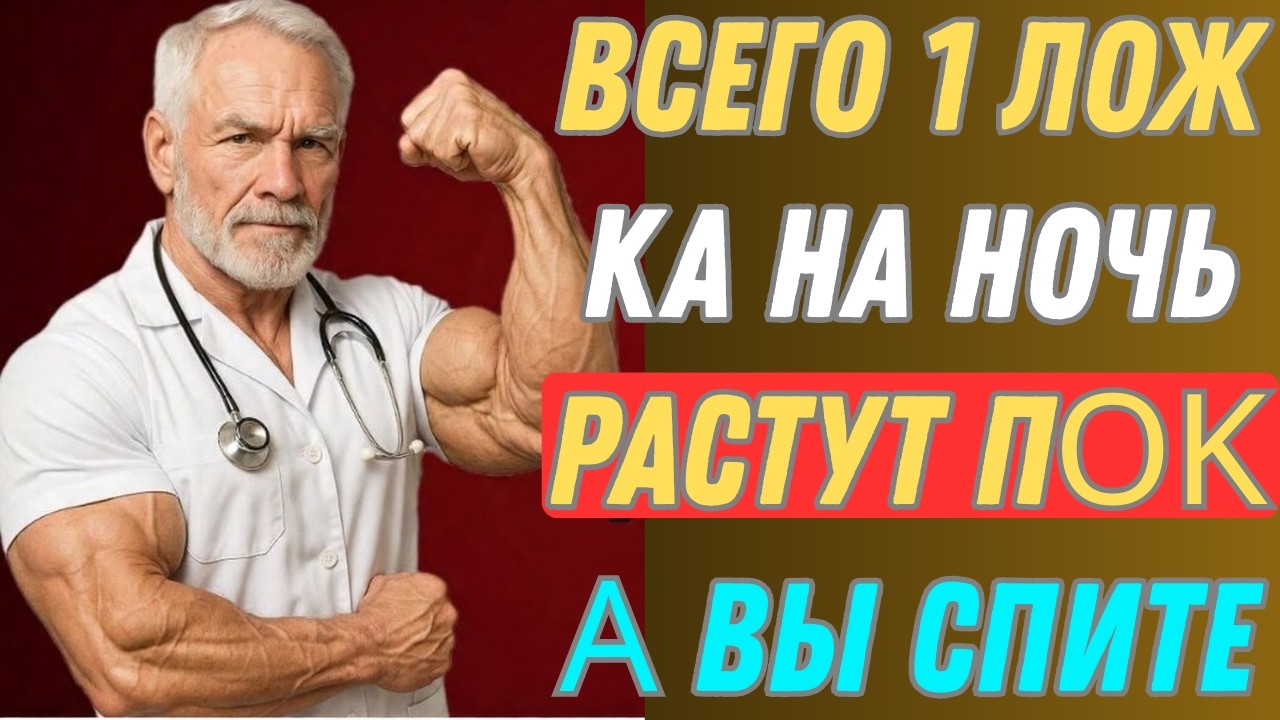 Ешьте это перед сном — и мышцы не исчезнут! Топ 4 продукта после 50