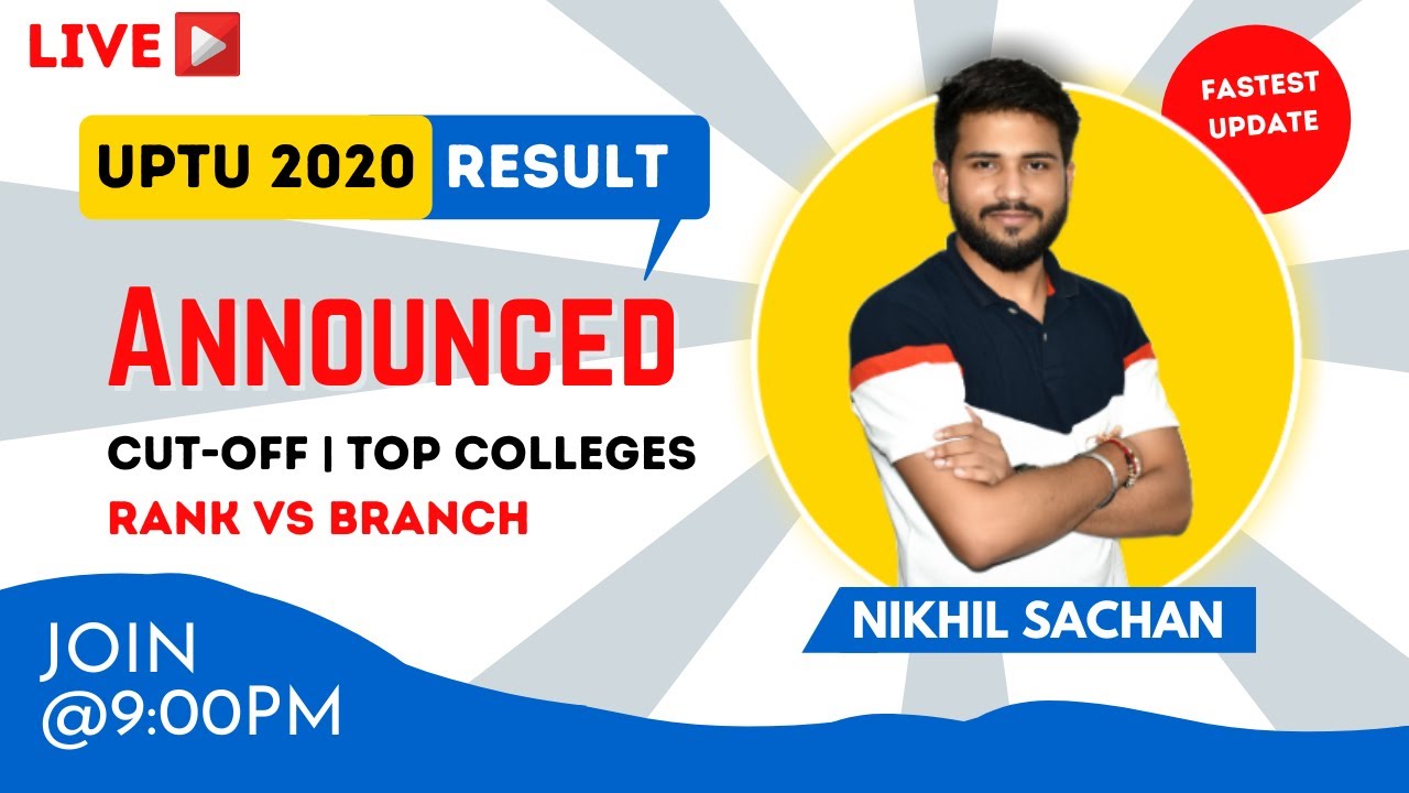 UPTU RESULT ANNOUNCED 2020 🔥 | RANK VS COLLEGE | TOP GOVT COLLEGE IN UPTU