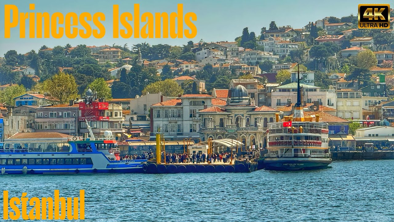 🇹🇷Istanbul, Türkiye | Walking Tour Kadikoy - Princess Islands | Walking |4k Ultra HD/60fps