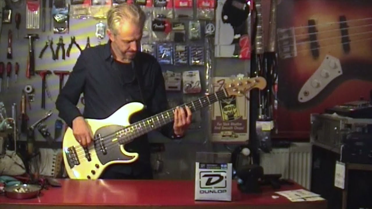 Dunlop Super Bright Strings Fingerstyle sampler Demo - Paul&rsquo;s Bassmatters
