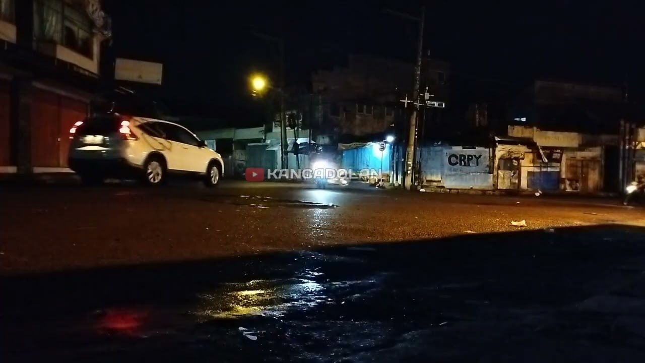 No Talking Daily Vlog || Sitting by the Road After Dark