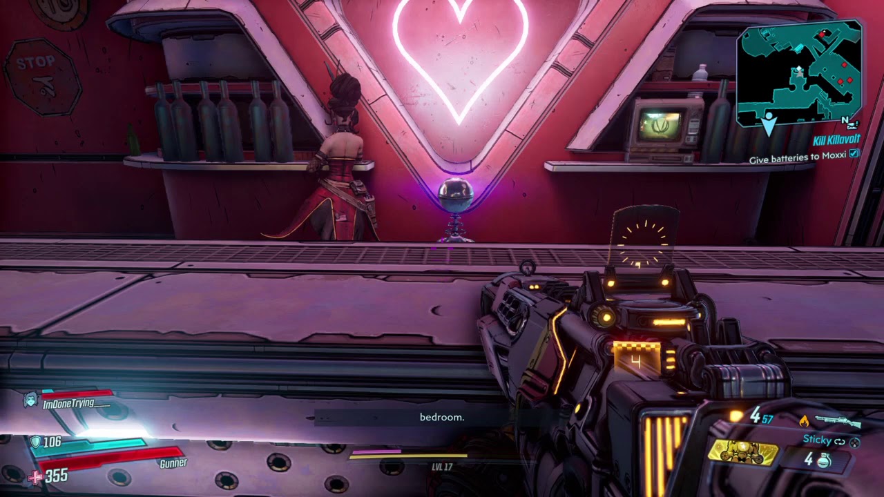 Old***Borderlands® 3 Moxxi sliding model glitch._.