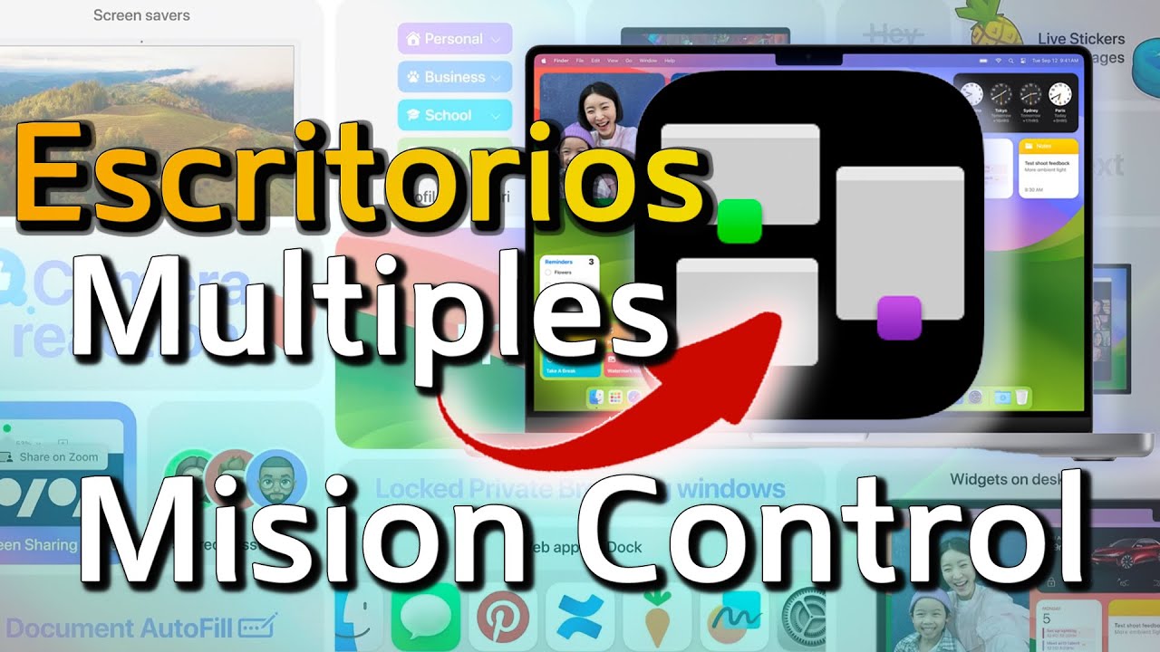 Escritorios m&uacute;ltiples en Mac y Mision Control (SUS SECRETOS)💻 Primeros pasos en Mac